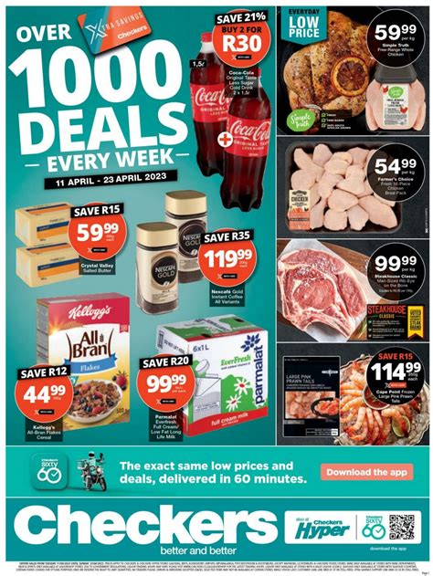 Checkers Promotional Leaflet - Valid from 11.04 to 23.04 - Page nb 1 ...