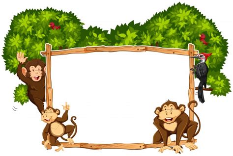 monkey border clipart 10 free Cliparts | Download images on Clipground 2024