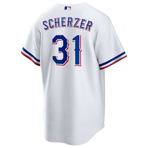 Max Scherzer Texas Rangers Home Jersey – American Game Day