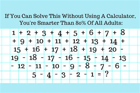 8/10 Adults Can't Work Through These Insanely Long Math Problems Without A Calculator!