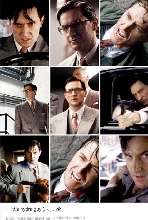 Richard Armitage as Heinz Kruger in Captain America: The First Avenger (2011) Fan Art Collage ...