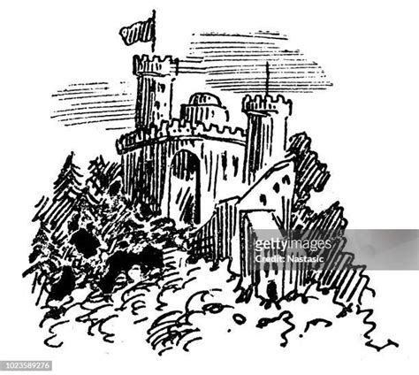 Fairytale Castle Drawing Photos and Premium High Res Pictures - Getty ...