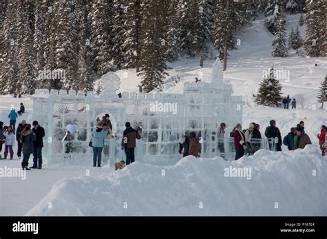 Ice Castle, Ice Magic Festival, Chateau Lake Louise, Lake Louise, Banff ...