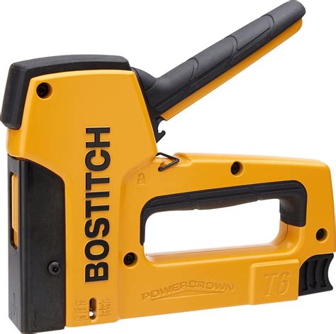 Amazon.co.jp: Bostitch PowerCrown Heavy-Duty Staple Gun-POWERCROWN HD ...