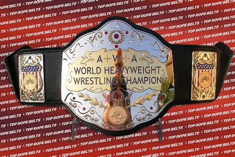 AWA World Champion Wrestling Title | Top Rope Belts