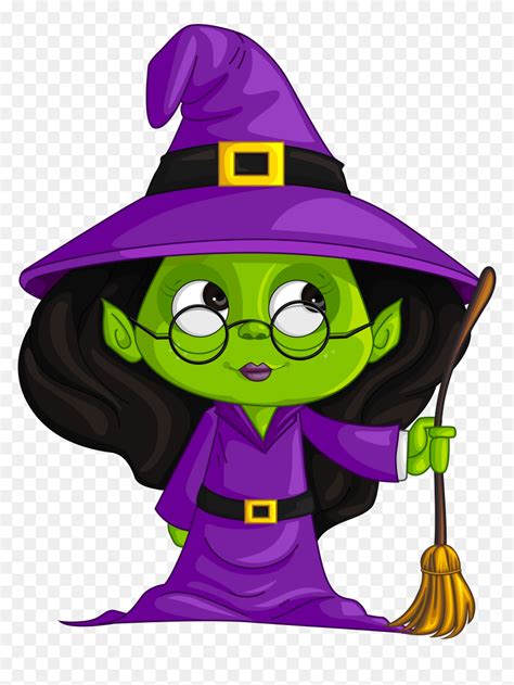 Halloween Clipart Witch Png, Transparent Png - vhv