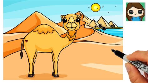 Camel Cartoon Drawing