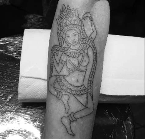 Khmer Apsara Tattoo Designs