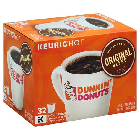 Dunkin' Donuts Original Blend Medium Roast Single Serve Coffee K Cups ...