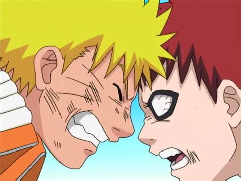 Naruto vs Gaara (FRASES) | Naruto Datos