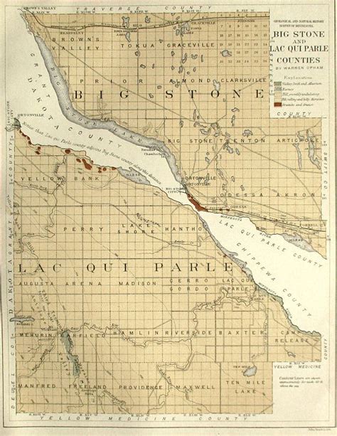 1901 Big Stone & Lac Qui Parle County Minnesota MN. Beardsley | Etsy ...
