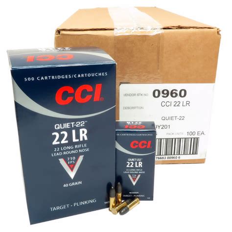 CCI Quiet-22 22 L/R Ammunition | River Sportsman