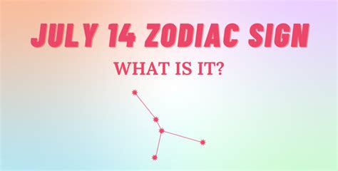 July 14 Zodiac Sign Explained | So Syncd