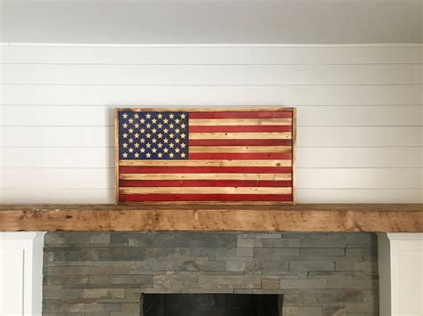 Rustic American Flag - Etsy