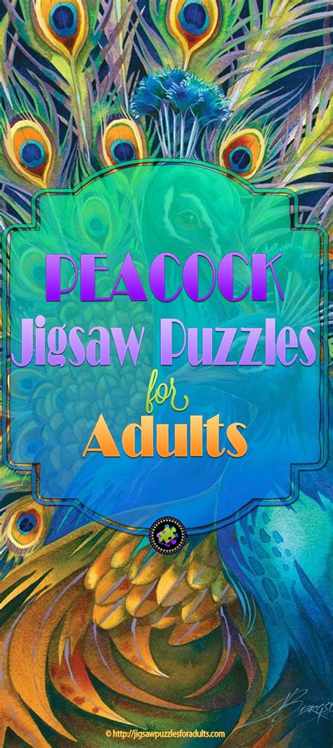 Peacock Jigsaw Puzzles For Adults - Absolutely Beautiful! | Jigsaw puzzles art, Jigsaw puzzles ...