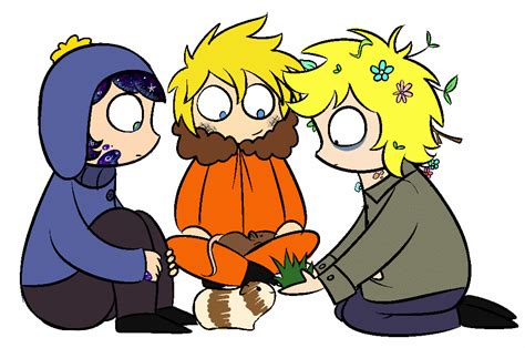 Nature AU Craig, Kenny and Tweek by Milchik on DeviantArt