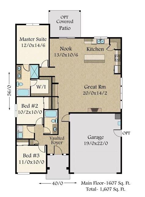 One Floor House Plans Modern - Flooring Ideas