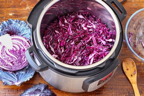 Instant Pot Braised Red Cabbage Recipe - Happy Foods Tube