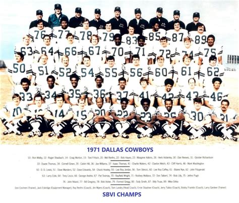 1971 DALLAS COWBOYS 8X10 TEAM PHOTO FOOTBALL PICTURE NFL SBVI CHAMPS