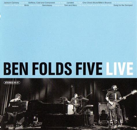 Ben Folds Five - Ben Folds Five Live (2013, CD) | Discogs