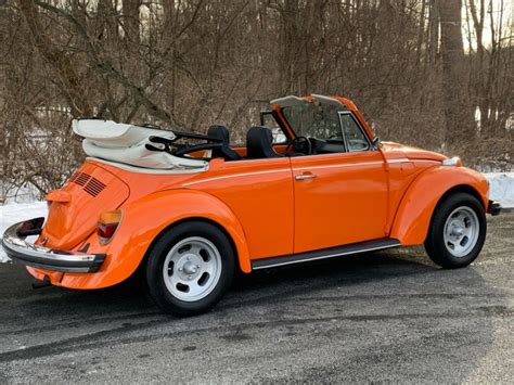 1975 Volkswagen Classic Super Beetle Convertible 4 Speed Mint Shape No Reserve for sale ...