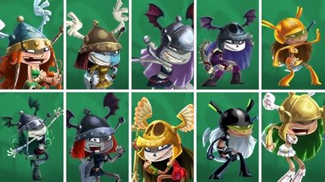 Rayman Origins Characters Skins