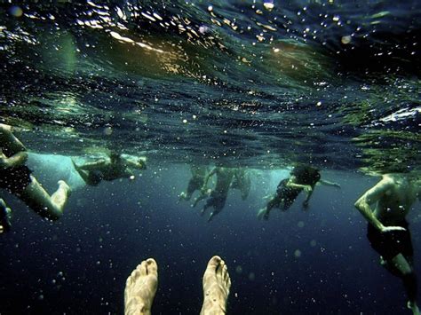 Swimming in the middle of the ocean is a surreal experience | Deep sea ...