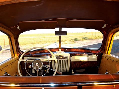 1941, Packard, 110, Stationwagon, Retro, Interior Wallpapers HD / Desktop and Mobile Backgrounds