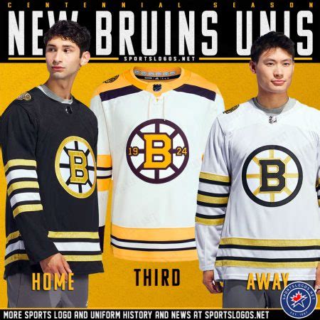 Boston Bruins Reveal New Centennial Jerseys – SportsLogos.Net News
