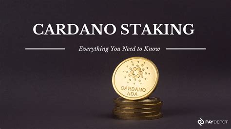 Cardano staking - how to stake ADA (Cardano), staking rate calculator