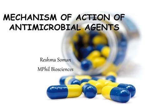 Mechanism of action of antimicrobial agents