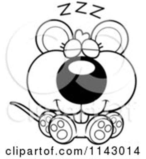 Royalty-Free (RF) Mouse Sleeping Clipart, Illustrations, Vector Graphics #1