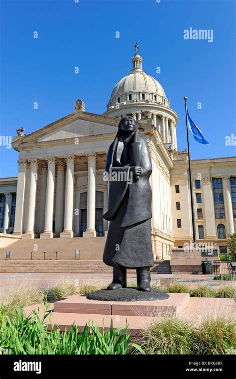 Sculpture statue oklahoma capitol hi-res stock photography and images ...