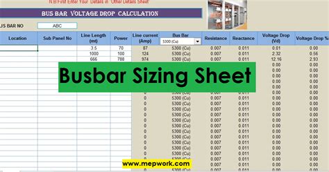 Electrical Panel Design: Busbar Size Calculation Chart PDF, 44% OFF