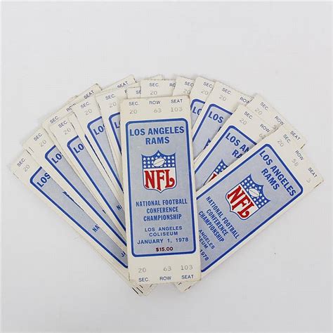 Lot - 1978 NFC Championship Tickets