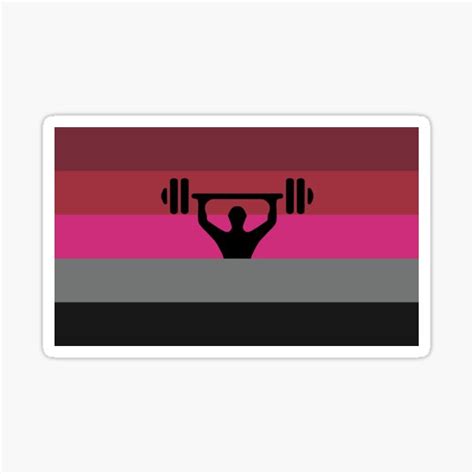 "Muscle Pride Flag" Sticker for Sale by porcupride | Redbubble