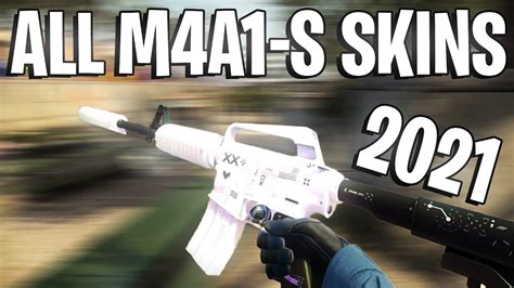 ALL M4A1-S SKINS SHOWCASE WITH PRICES (2021) - CS:GO - YouTube