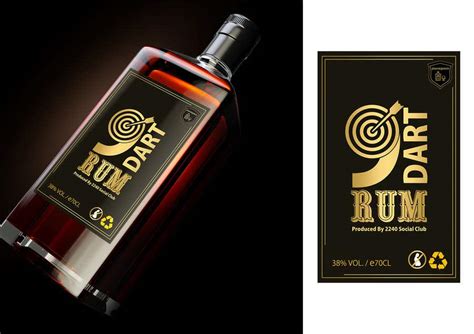 Entry #23 by EditClub777 for Rum bottle label design | Freelancer