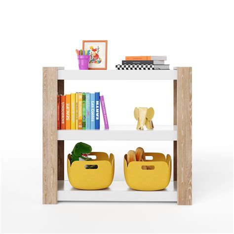 austin floating bookcase - white maple – ducduc