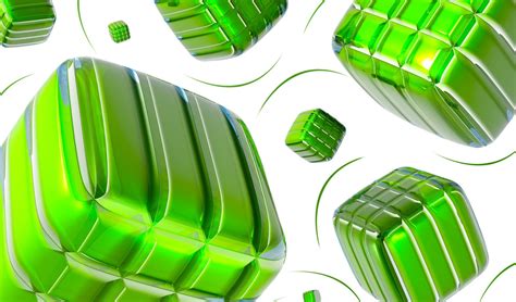 Download 3D Green Abstract Digital Art HD Wallpaper