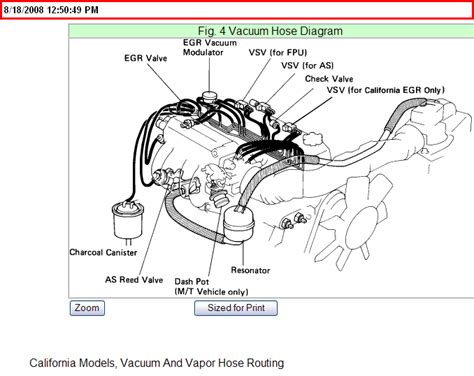 22R Carburetor Vacuum Diagram - Q&A | JustAnswer