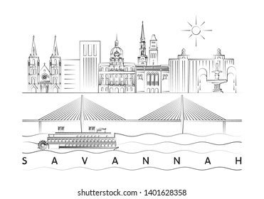 763 Savannah Georgia Skyline Images, Stock Photos & Vectors | Shutterstock