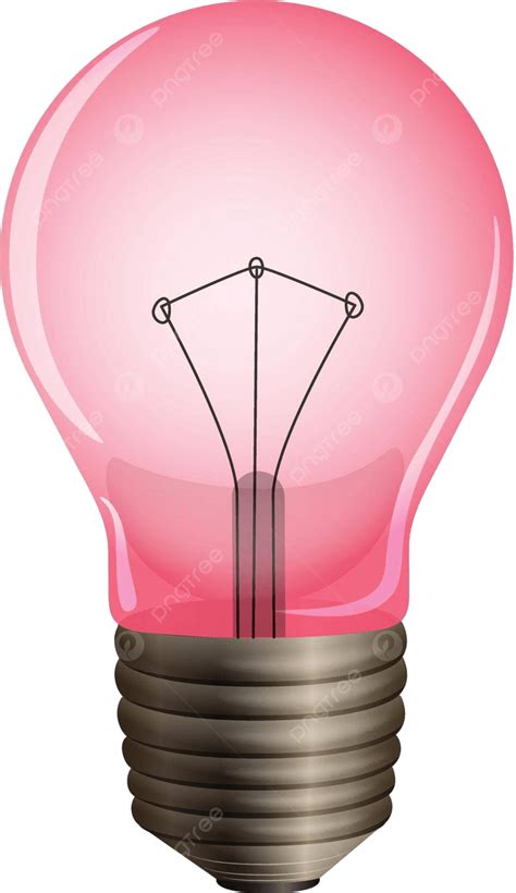 A Pink Light Bulb Background Lifetimes Lamp Vector, Background, Lifetimes, Lamp PNG and Vector ...