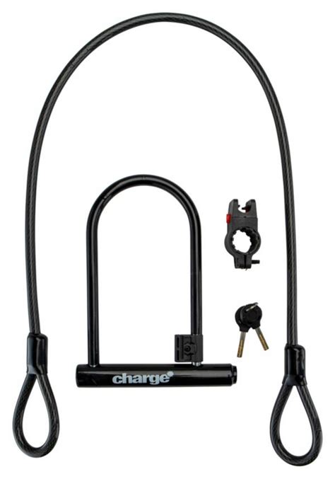 Charge High Strength Steel Bike U-Lock with Cable | DICK'S Sporting Goods