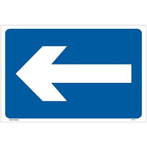 Left Directional Arrow Sign UK - Buy from EU Sings online shop