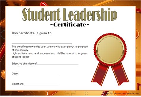 Student Leadership Certificate Template [10+ Designs FREE] – Fresh & Professional Templates