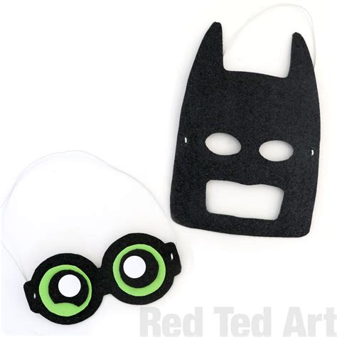 The LEGO Batman Movie - Batman Mask DIY (8) - Red Ted Art's Blog