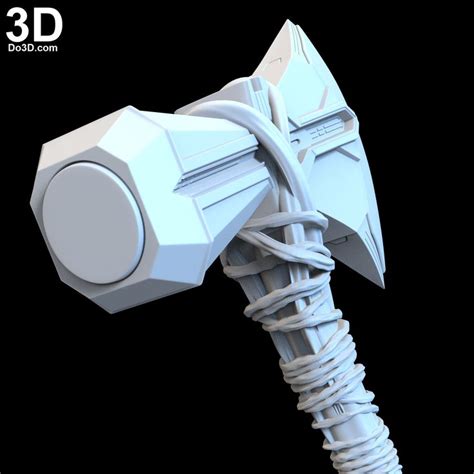 3D Printable Model: Thor Stormbreaker Axe Weapon from Avengers 3 Infinity War | Print File ...