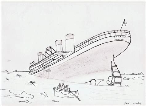 Titanic sketch by Sam-wyat on DeviantArt