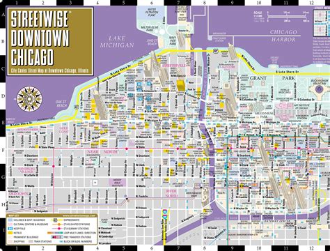 Chicago Tourist Map Printable